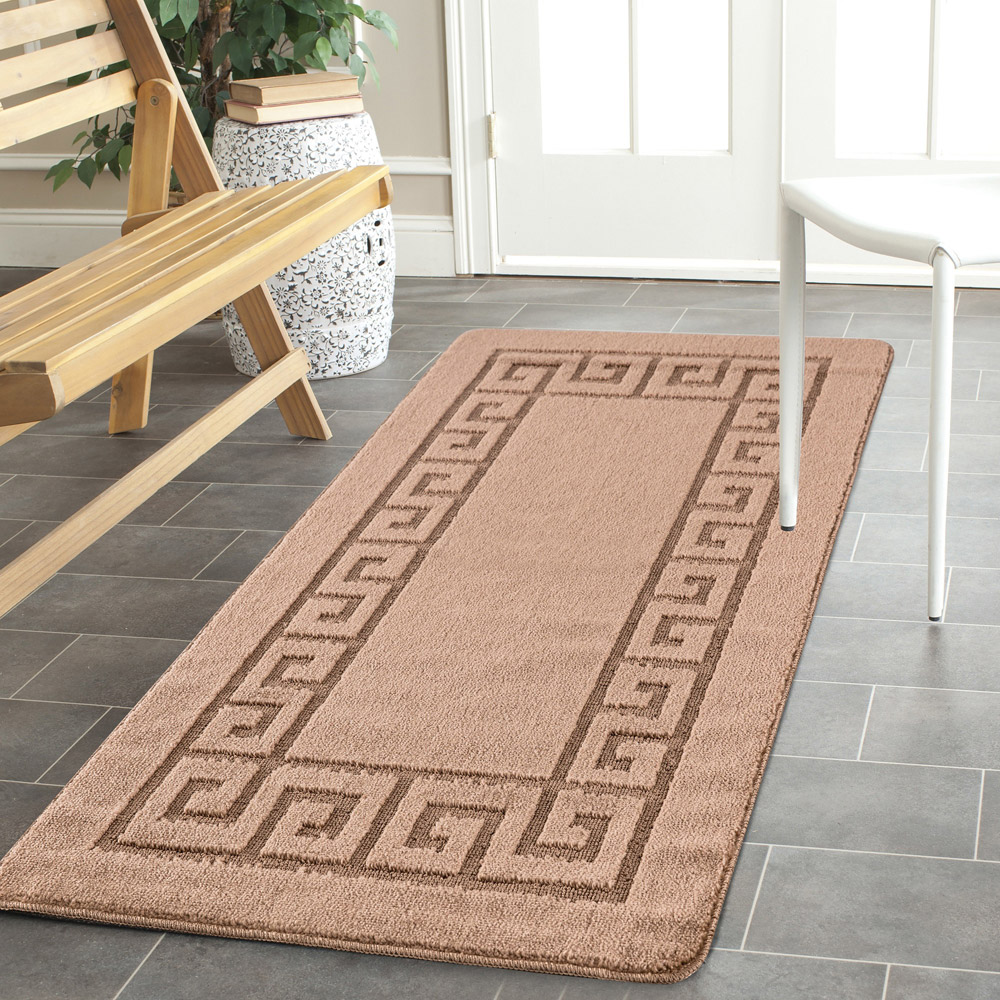 Smart Living Beige Plain Gel Back Non-Slip Door Mat 40 x 60cm Image 4