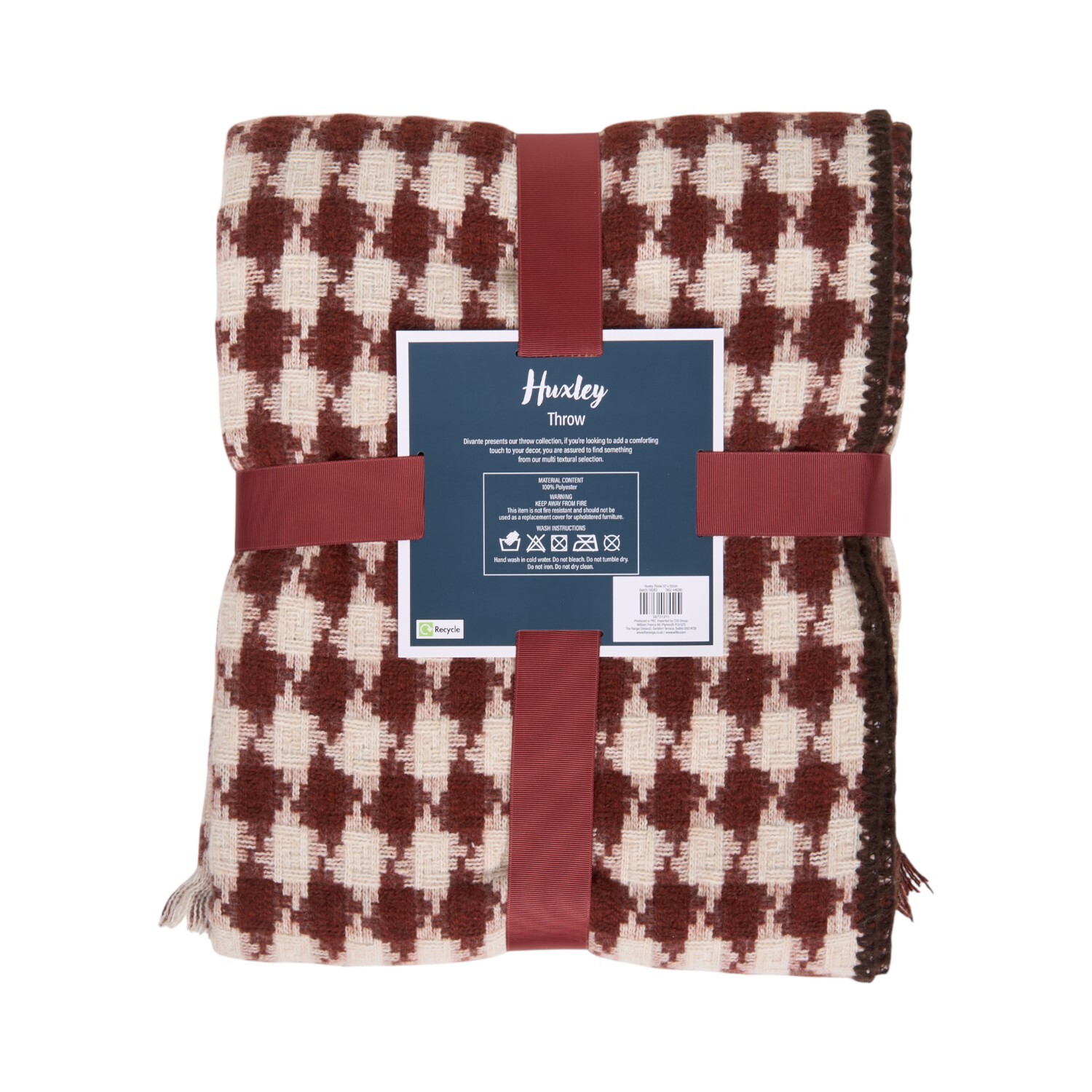 Huxley Throw Brown and Neutral Image 2