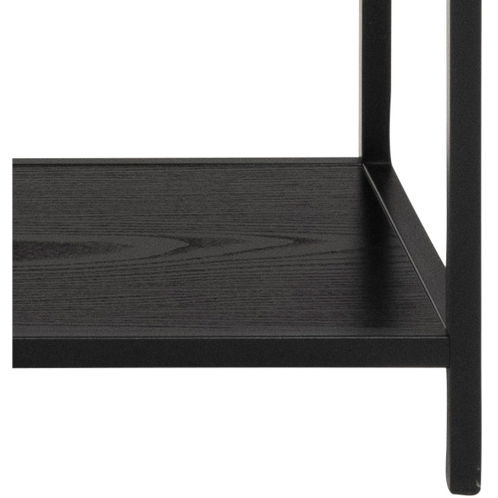 Florence Seaford 4 Shelf Black Bookcase Image 7