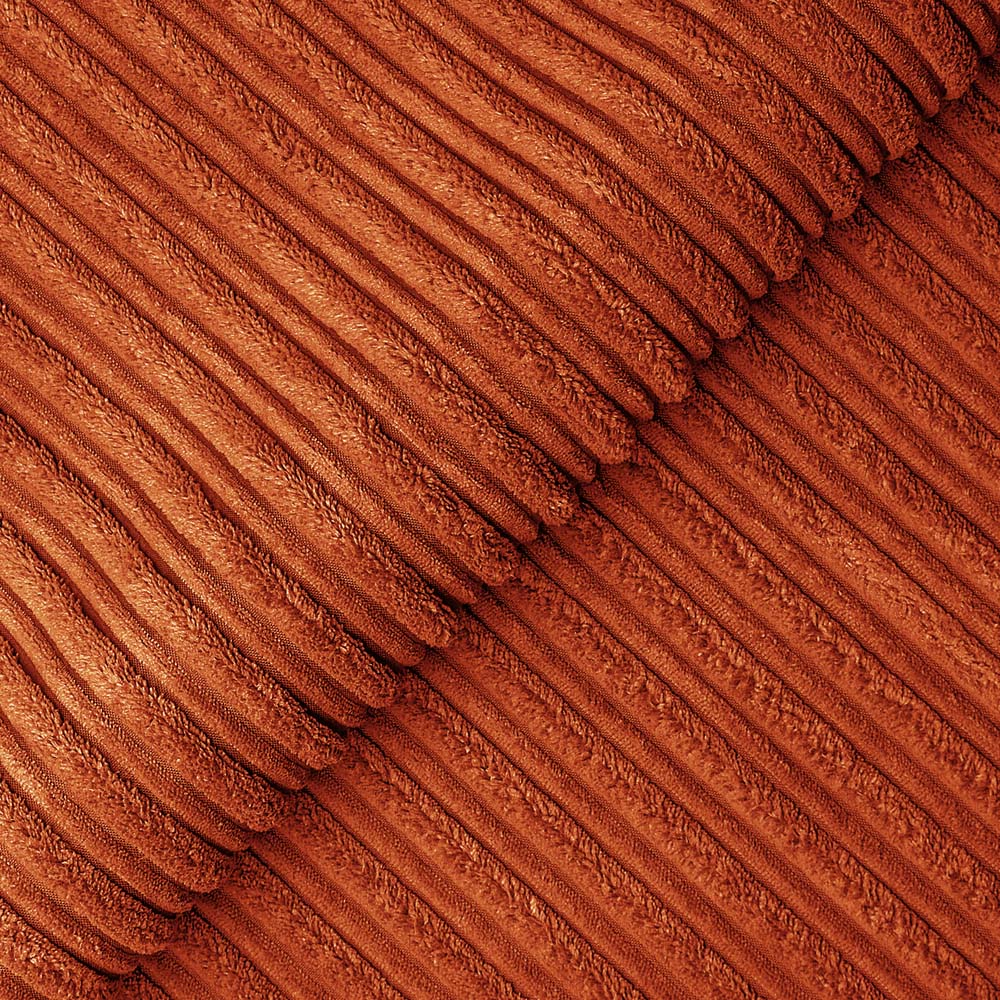 Luxor Orange Jumbo Cord Swivel Chair Image 6