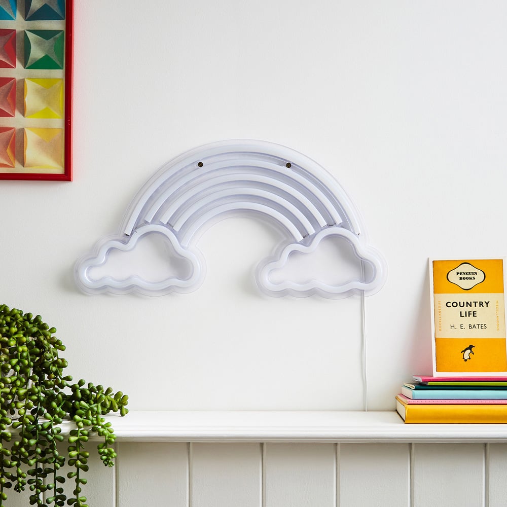 Glow Rainbow and Clouds LED Neon Wall Light Image 5