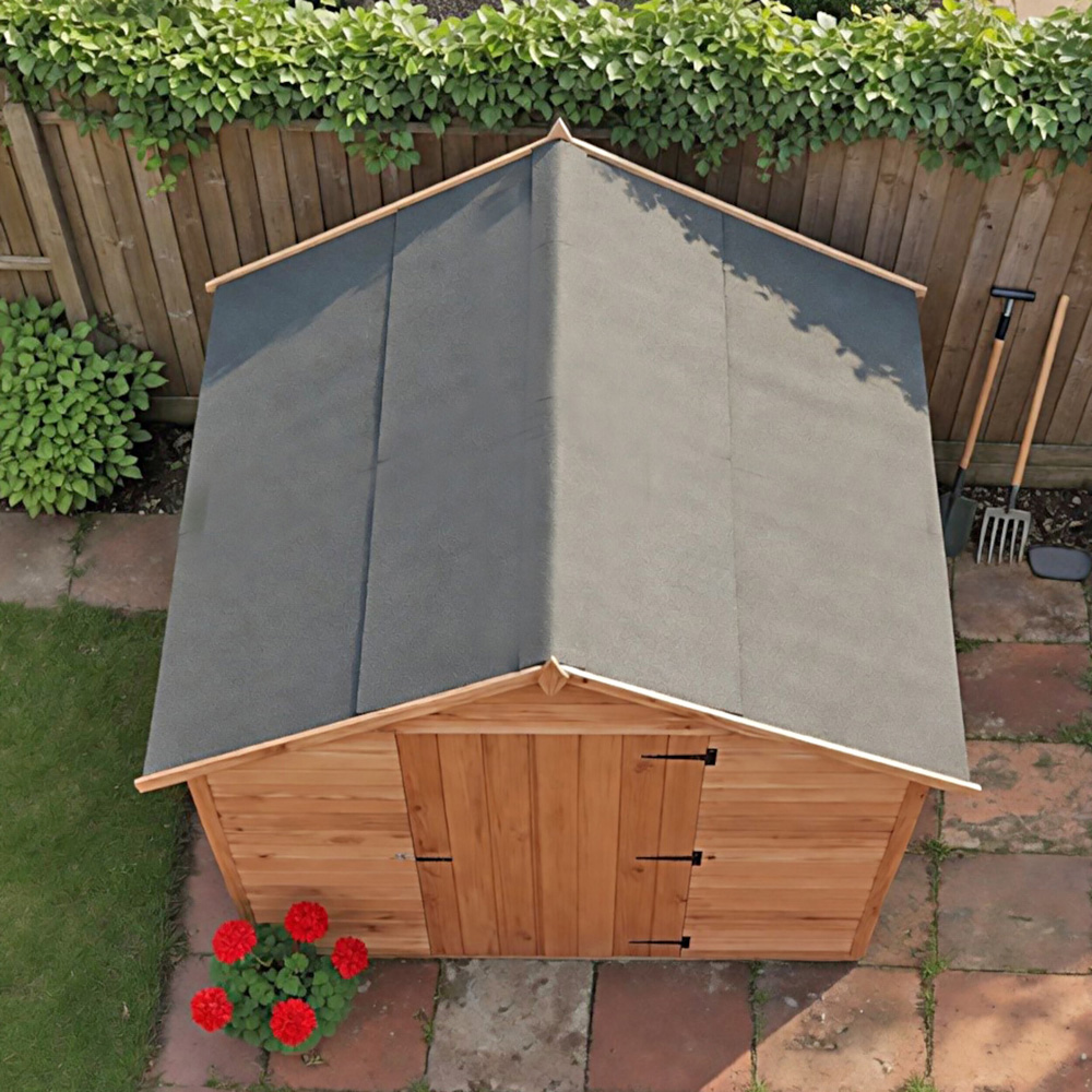 Shire 8 x 6ft Dip Treated Overlap Shed with Window Image 4