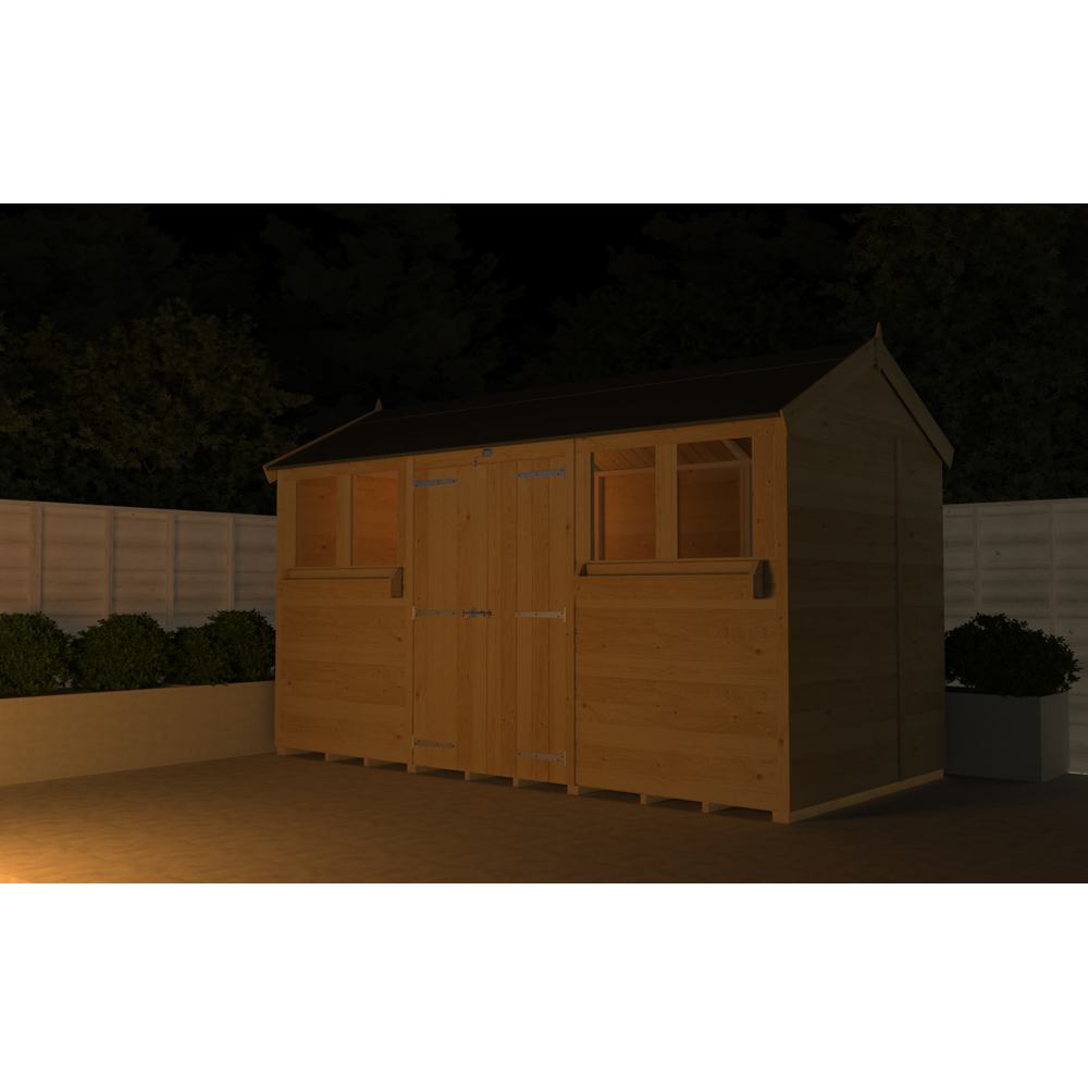 DIY Sheds 16 x 5ft Tongue and Groove Timber Apex Summer Garden Shed Image 4