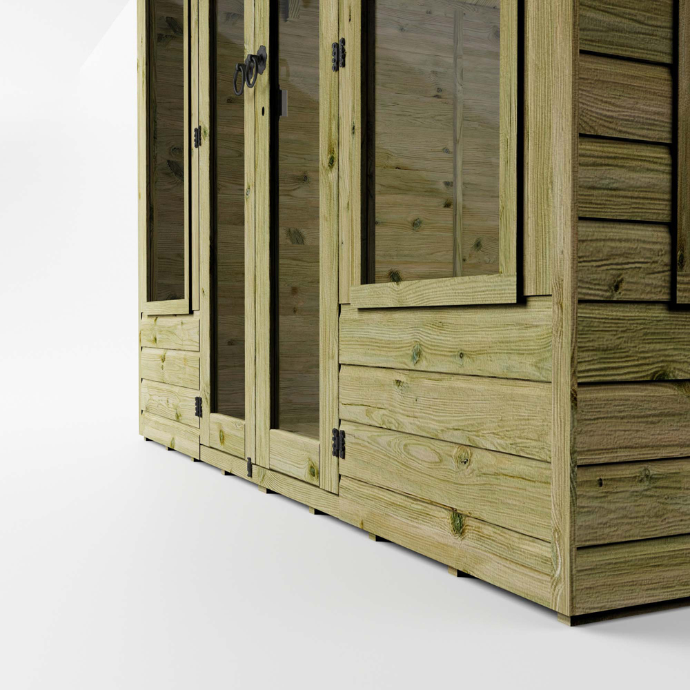 Mercia 8 x 8ft Double Door Premium Sussex Traditional Summerhouse Image 6