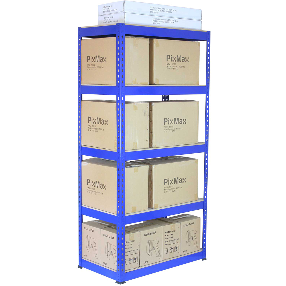 Monster Shop Q-Rax Blue Metal Racking Units 5 Pack Image 3