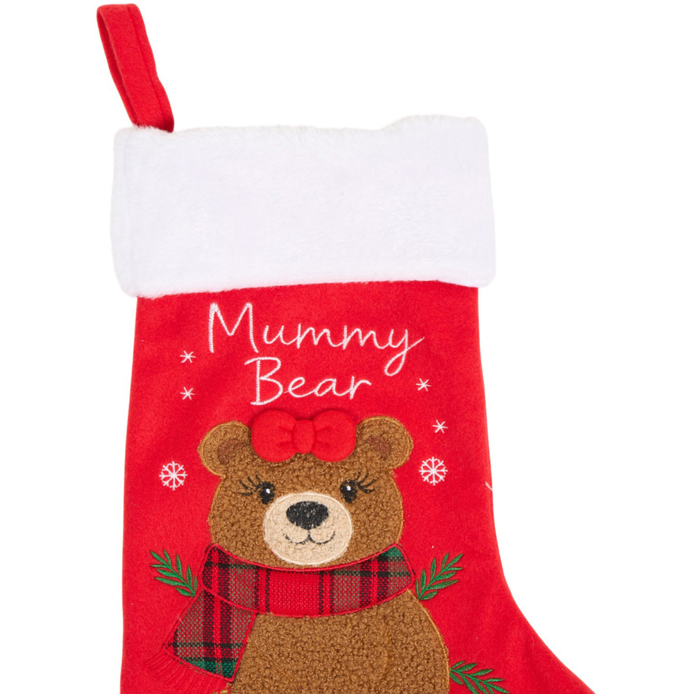 Family Teddy Bear Stocking Image 3