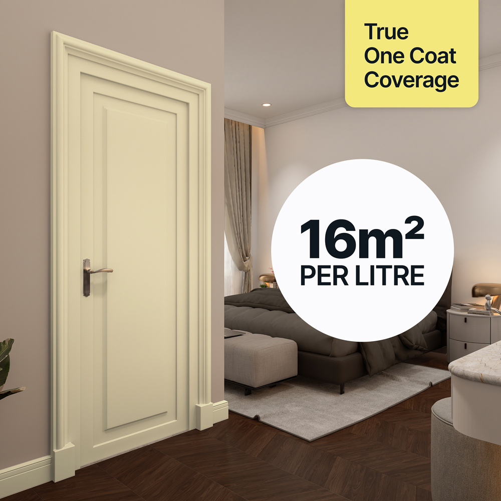 Hemway Lemon Chiffon Furniture and Walls Matt Chalk Paint 1L Image 4
