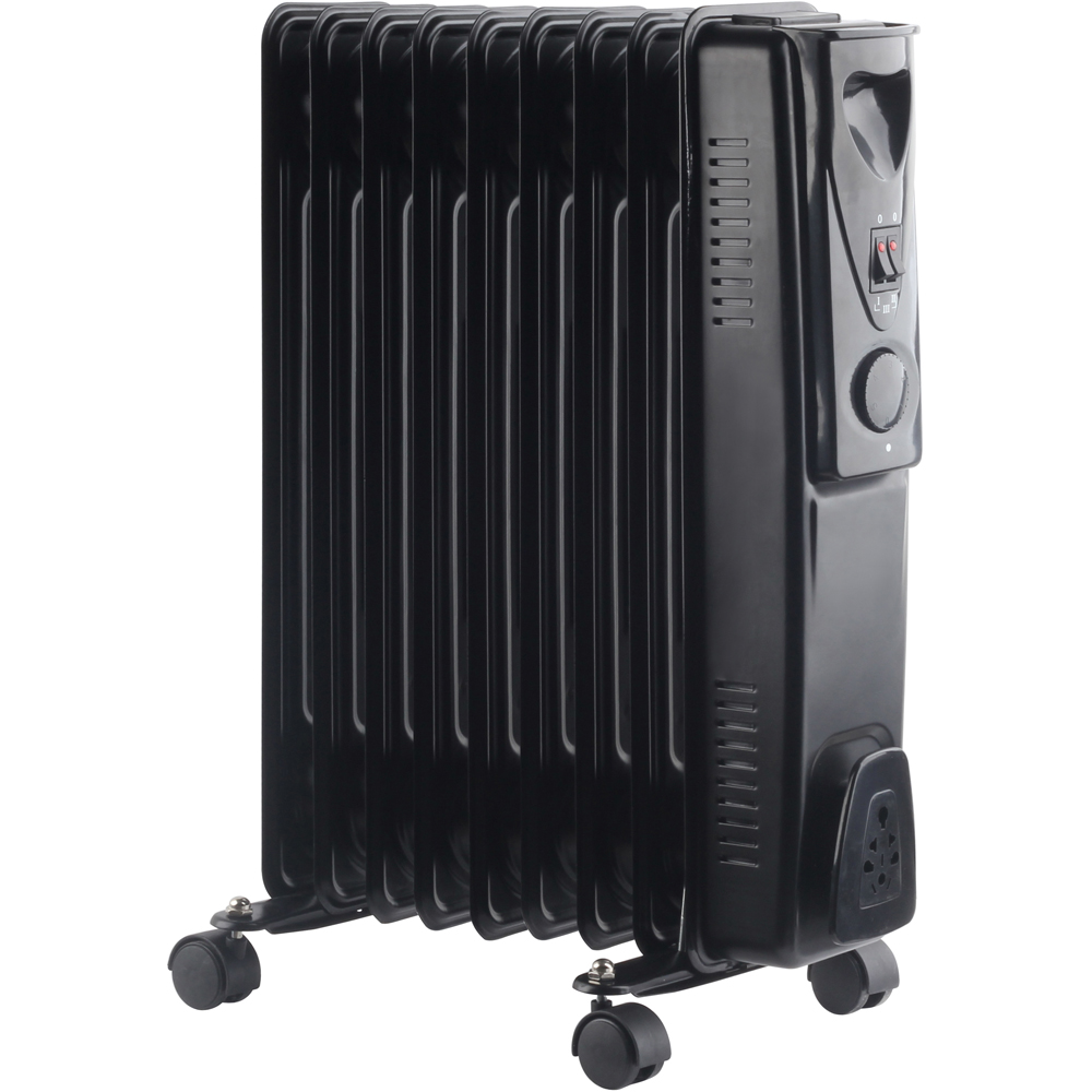 Benross 9 Fin Black Oil Filled Radiator 2000W Image 3