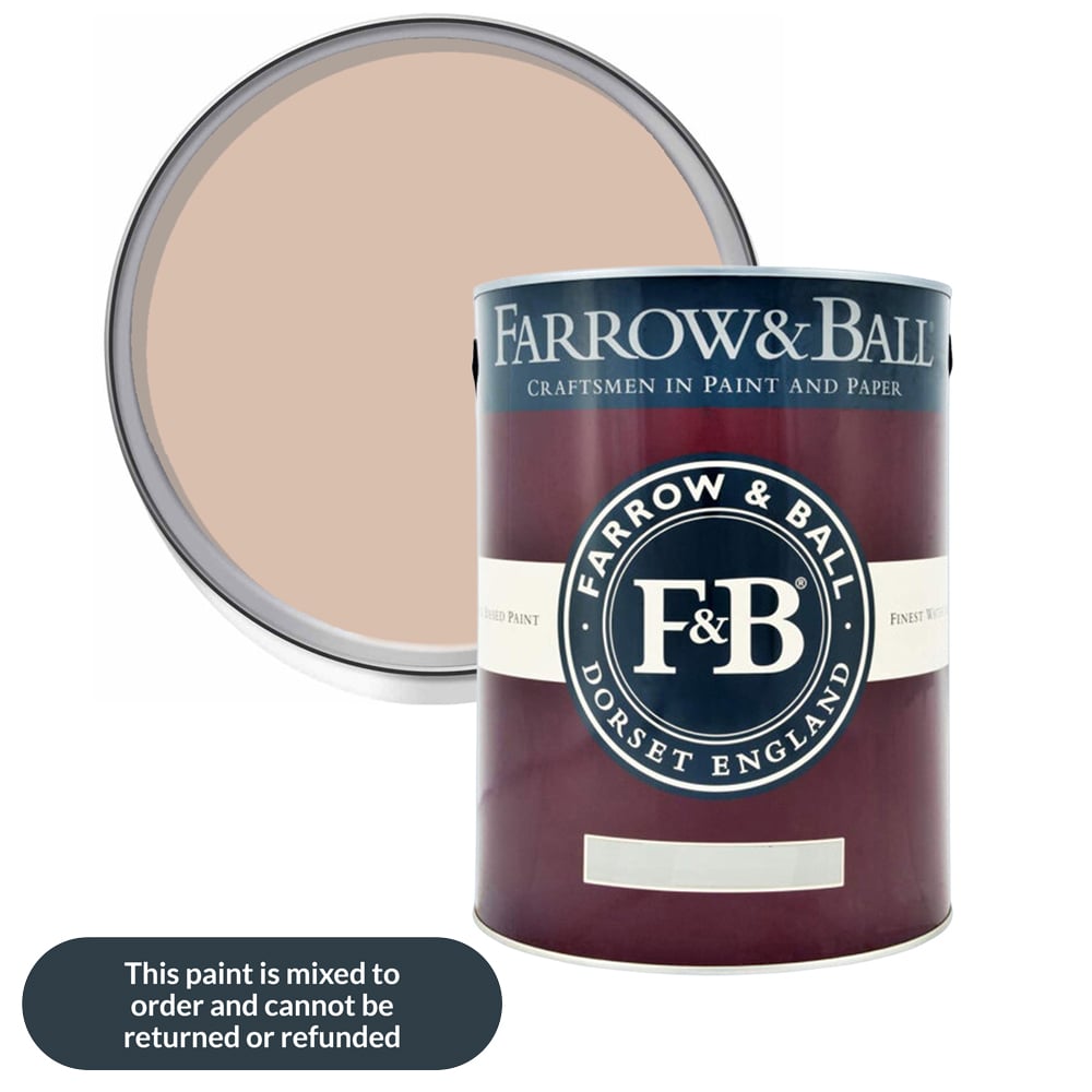 Farrow & Ball Interior Wood and Metal 231 Setting Plaster Flat Eggshell Paint 5L Image 1