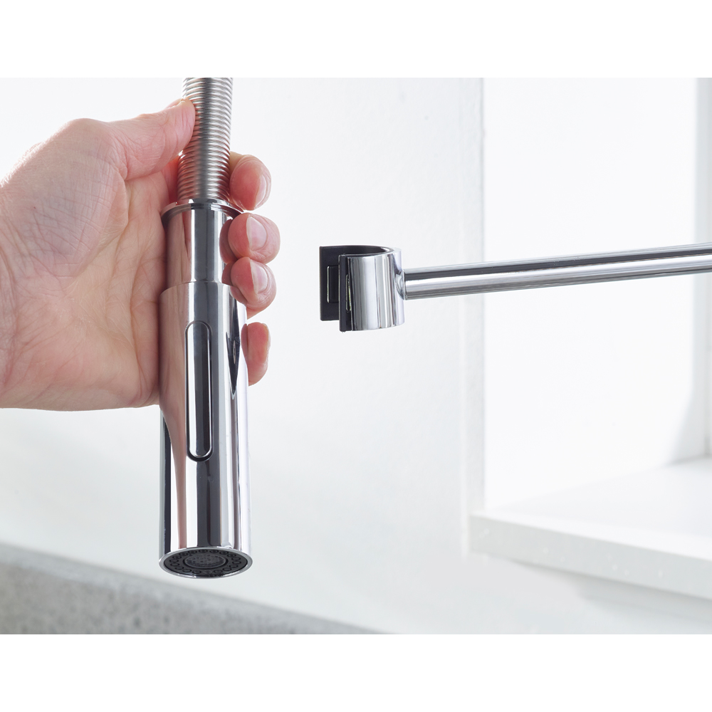 Bristan Sabre Chrome Professional Kitchen Mono Sink Mixer Tap Image 4