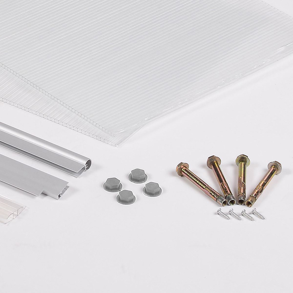 Gr8 Garden 0.8 x 1.2m Front Door Rain Protector Awning with Lean To Image 3