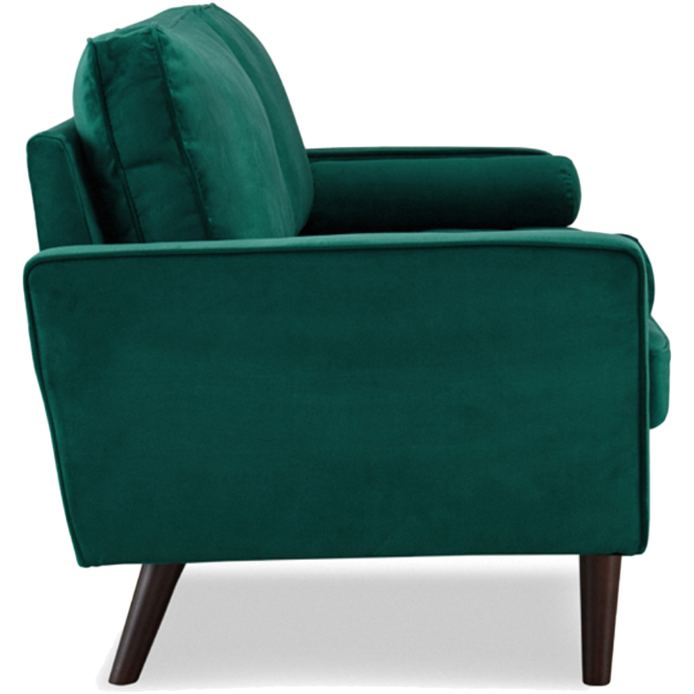 Home Detail Scott 3 Seater Green Velvet Sofa Image 4