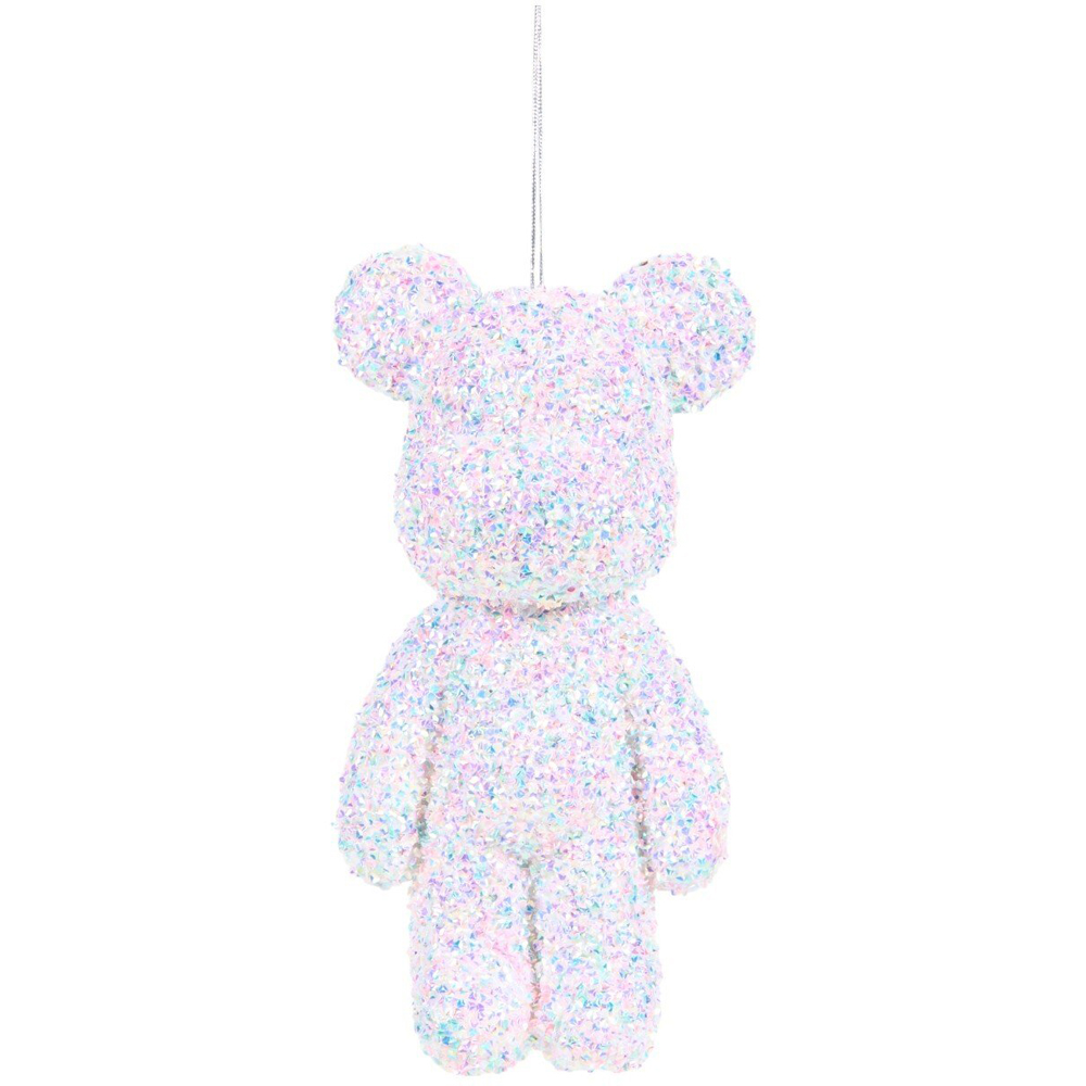 Glitter Bear DecorationMulticolour Image 5