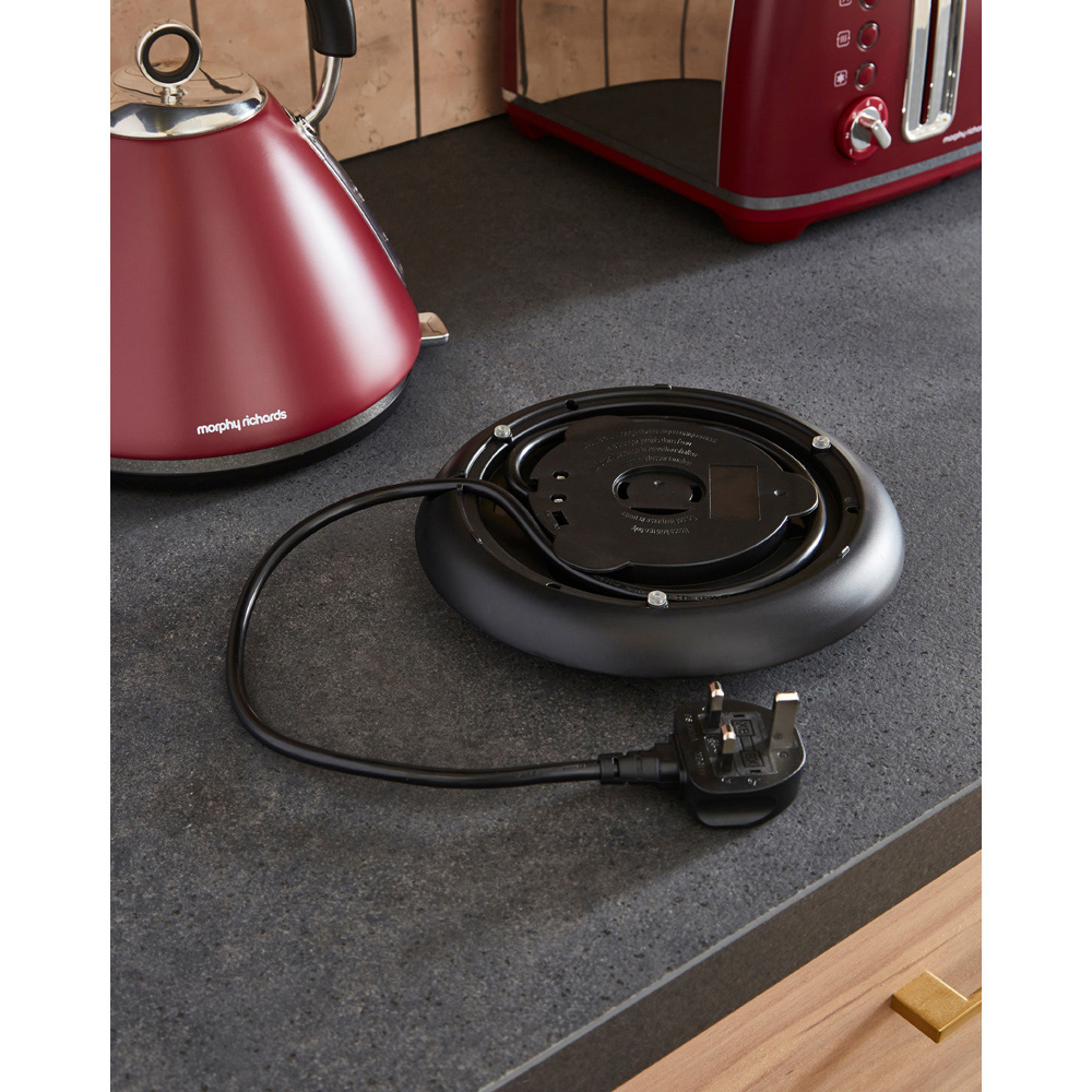 Morphy Richards Accents 102051 Rhubarb 1.5L Pyramid Kettle 3000W Image 9
