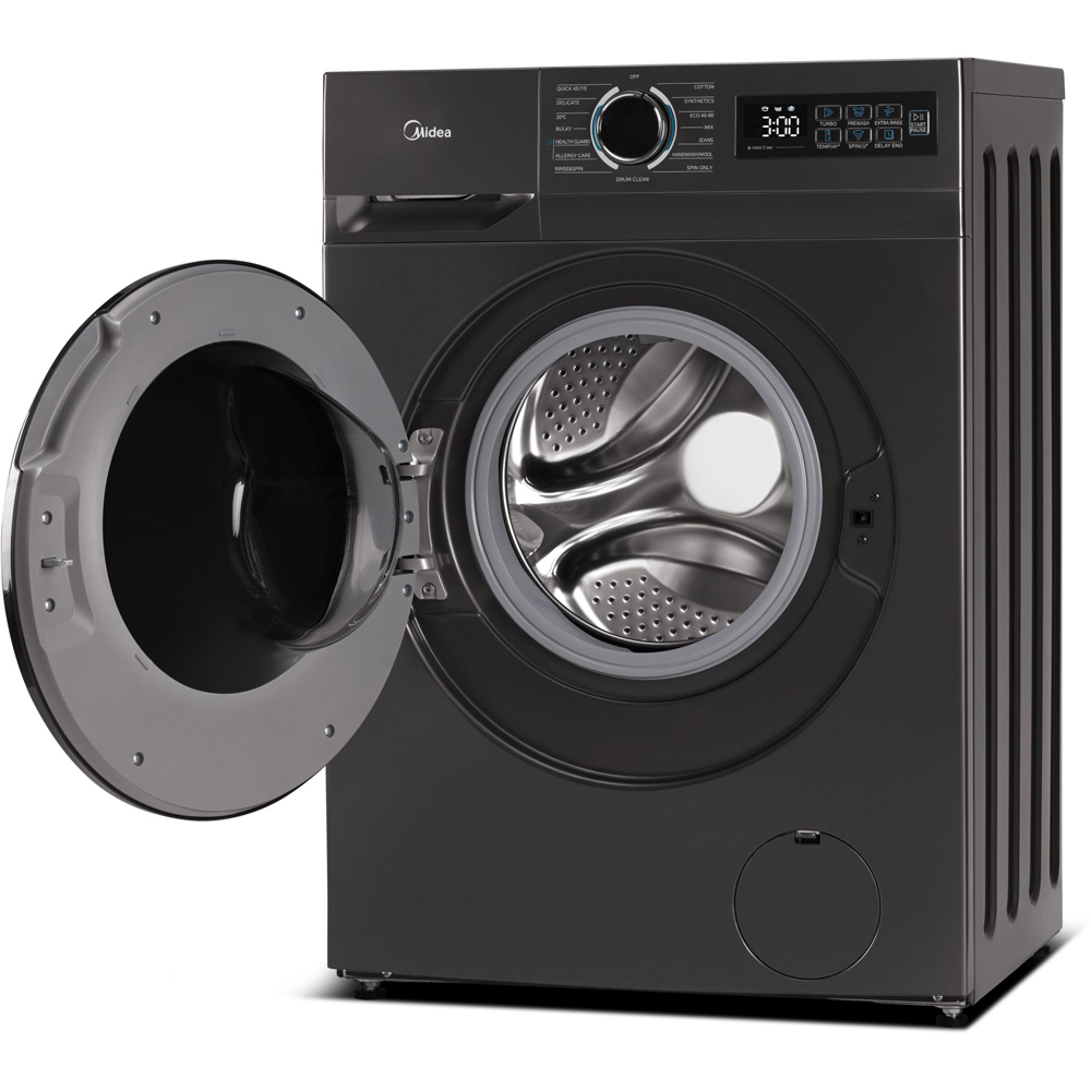 Midea MF110W80BA10/T 8kg Graphite Freestanding Washing Machine Image 3