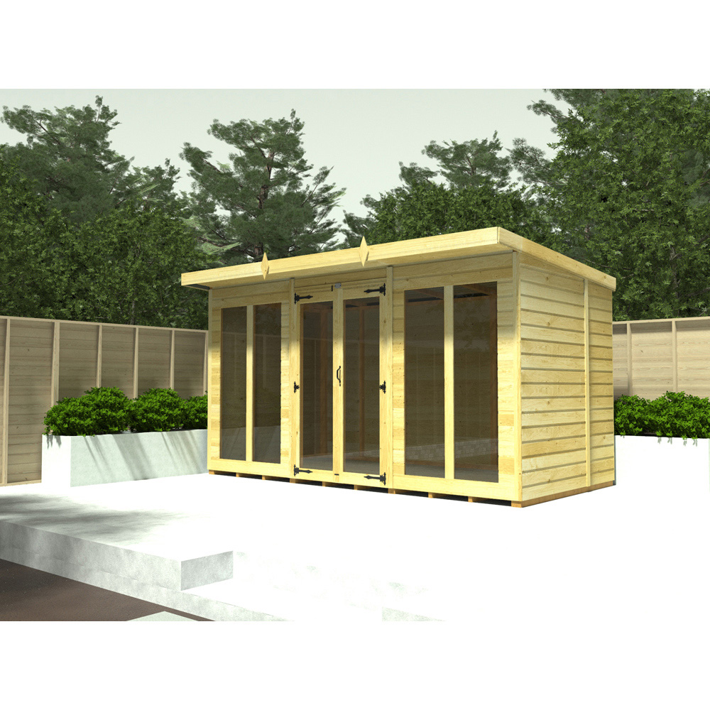 DIY Sheds 12 x 5ft Tongue and Groove Timber Pent Summerhouse Image 2