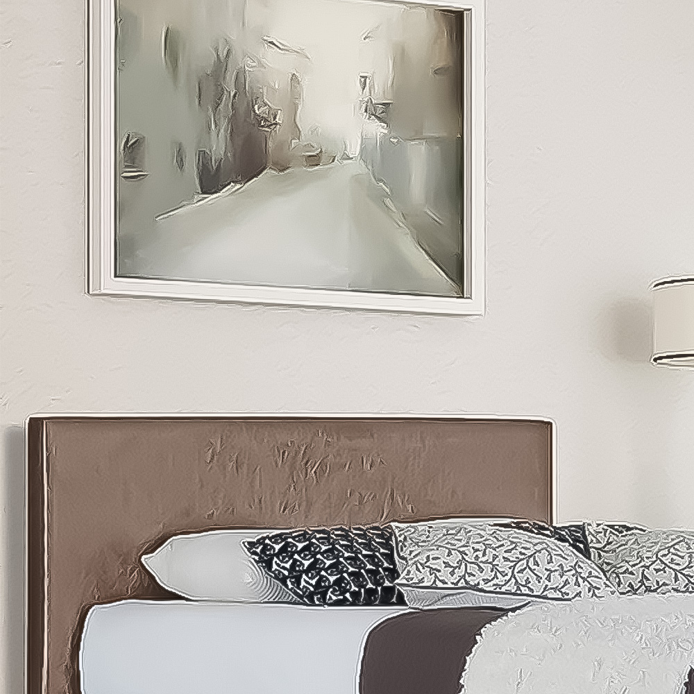 Brooklyn Single Truffle Crushed Velvet Bed Frame Image 2