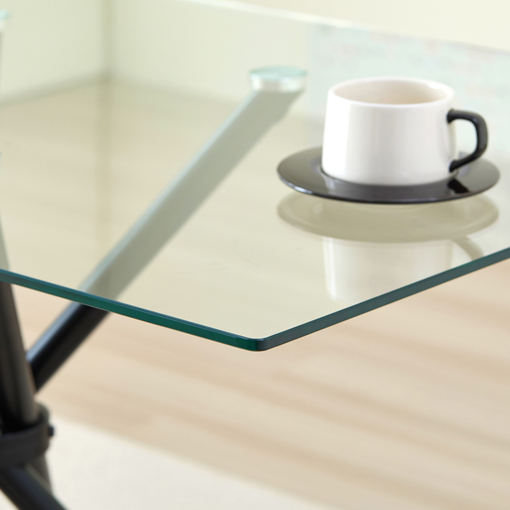 Indoor Living Miami Charlotte 4 Seater Dining Set Grey Image 2