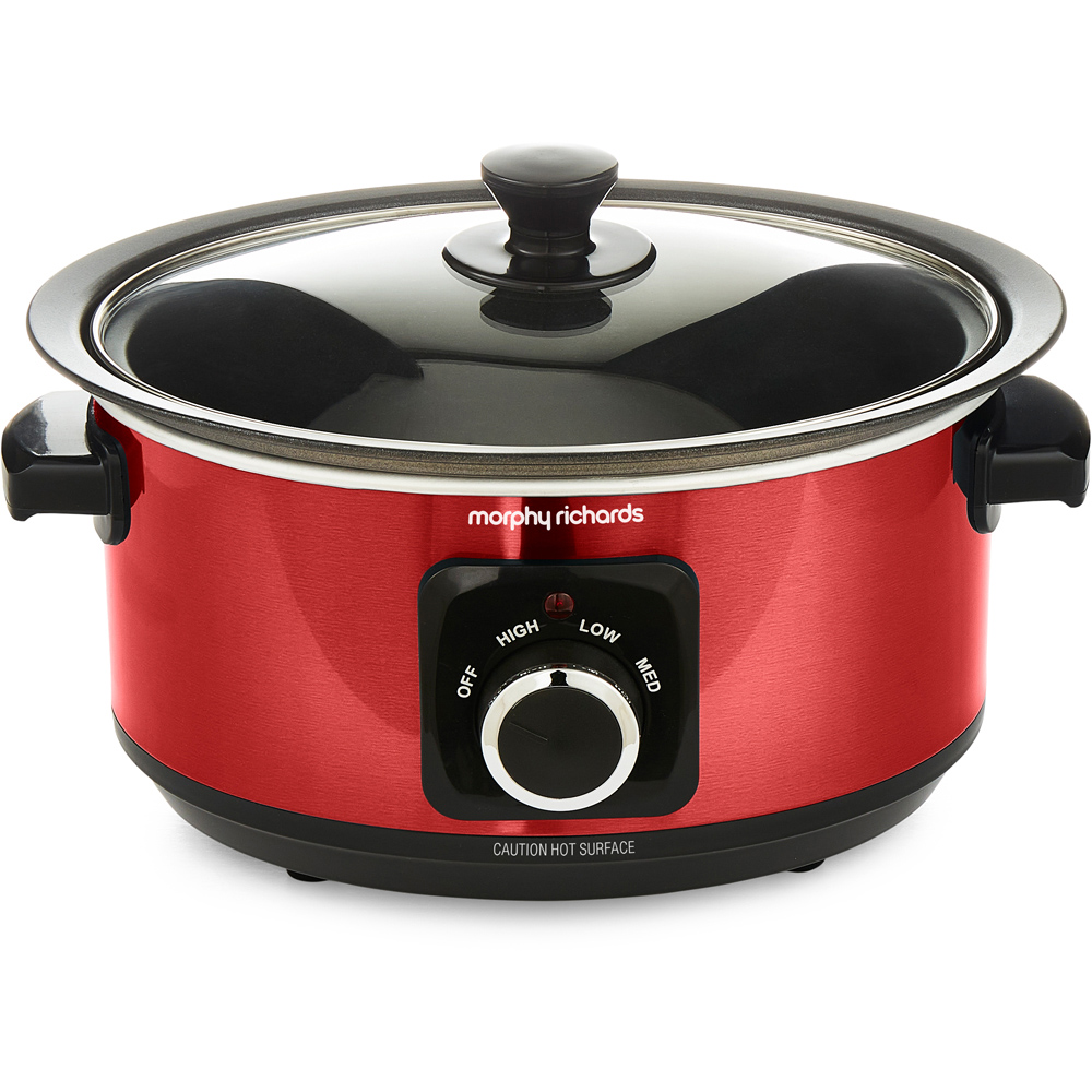 Morphy Richards Accents 460026 Red Sear and Stew 3.5L Slow Cooker 163W Image 5