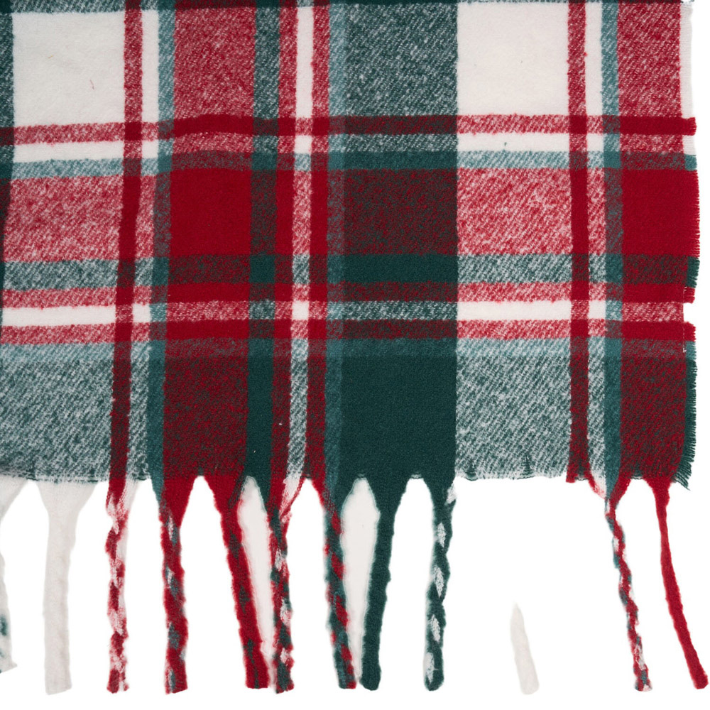 Tartan Check Mohair Throw Image 4