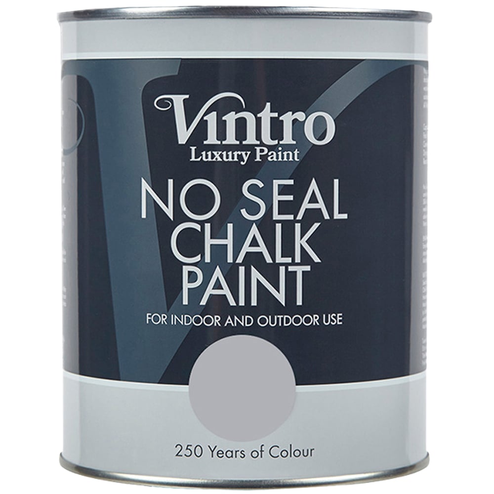 Vintro Paint Lincoln Grey No Seal Chalk Paint 1L Image 2