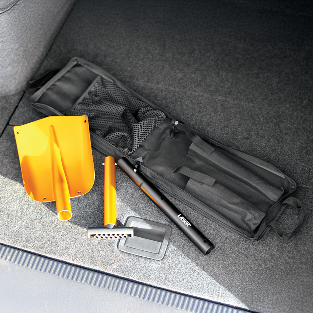 Laser Collapsible Aluminium Snow Shovel Image 2