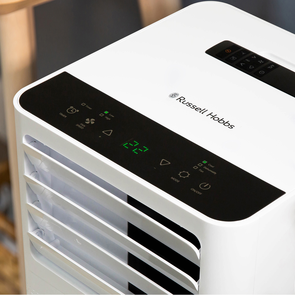 Russell Hobbs 3-in-1 White Portable Air Conditioner Dehumidifier and Air Cooler with Remote Image 8
