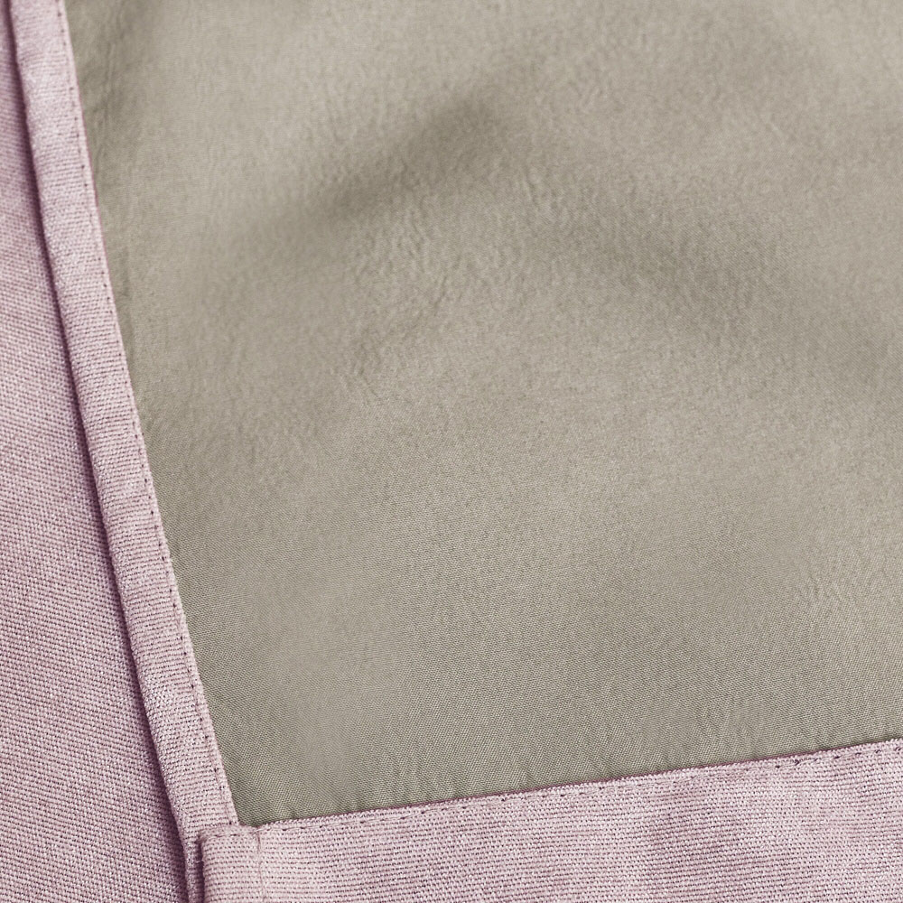 Alan Symonds Pink Chenille Blackout Pencil Pleat Curtains 117cm x 183cm Image 4