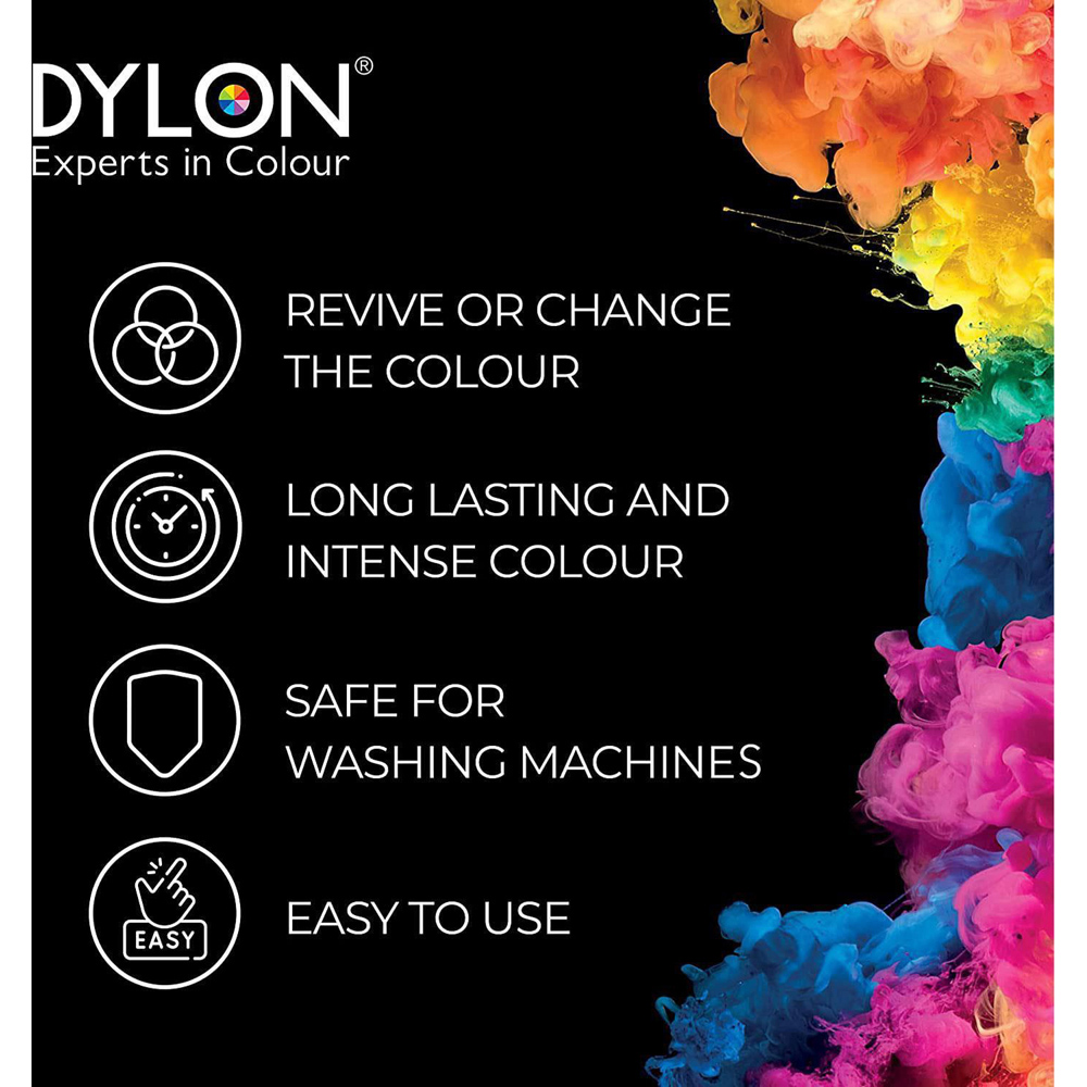 Dylon Tulip Red Washing Machine Fabric Dye Pod 350g 3 Pack Image 5