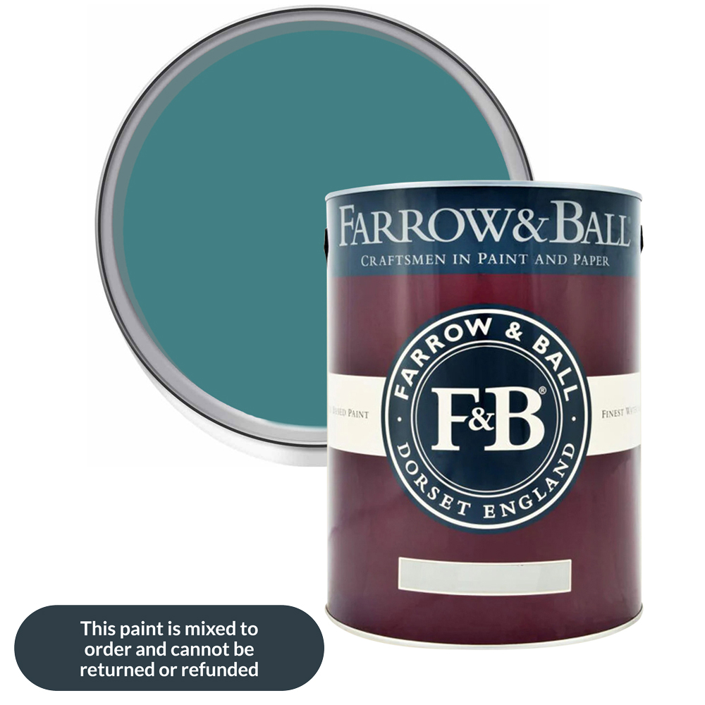 Farrow & Ball Modern Eggshell Vardo Satin Paint 5L Image 1