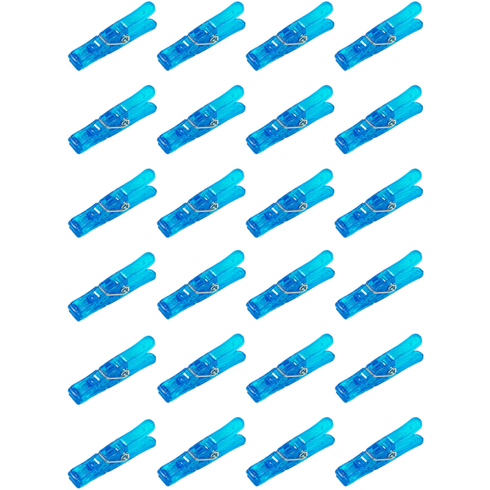 Pack of 24 Addis Aqua Pegs Blue Image 3