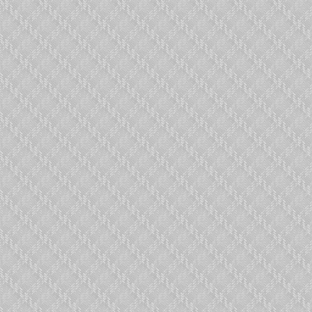 Design ID Lattice Mirage on Herringbone Weave Grey Wallpaper Image 1