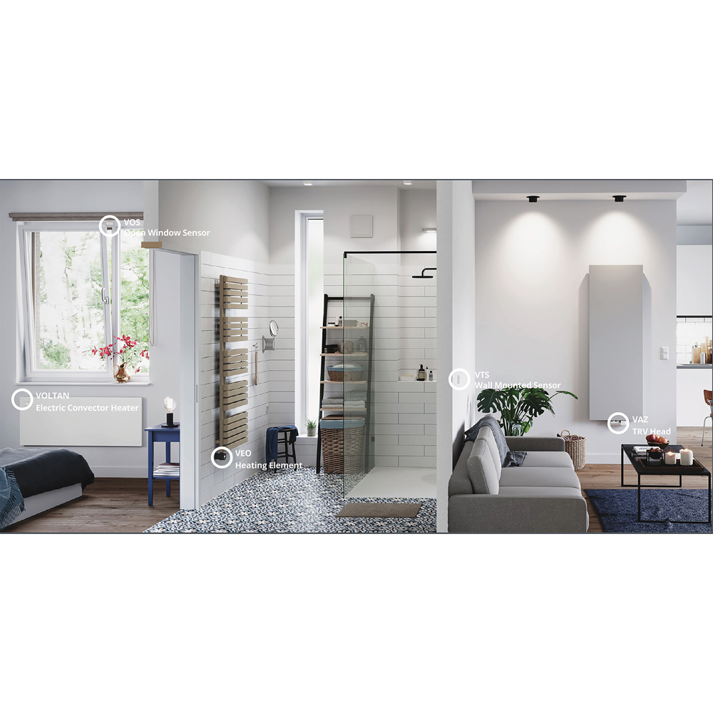 Terma White VTS Smart Temperature and Humidity Sensor Image 2