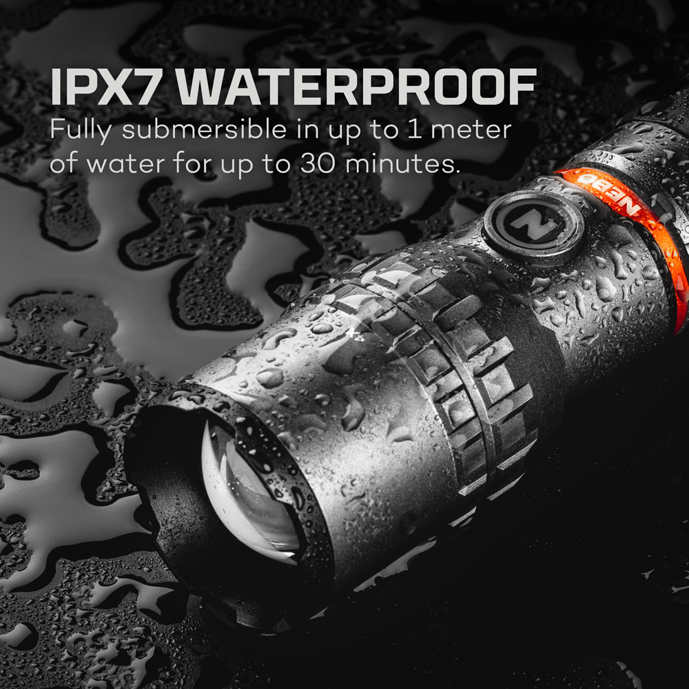 Nebo Slyde King 2K 2000 Lumens Rechargeable Flashlight with Side-to- Reveal COB Work Light Image 6