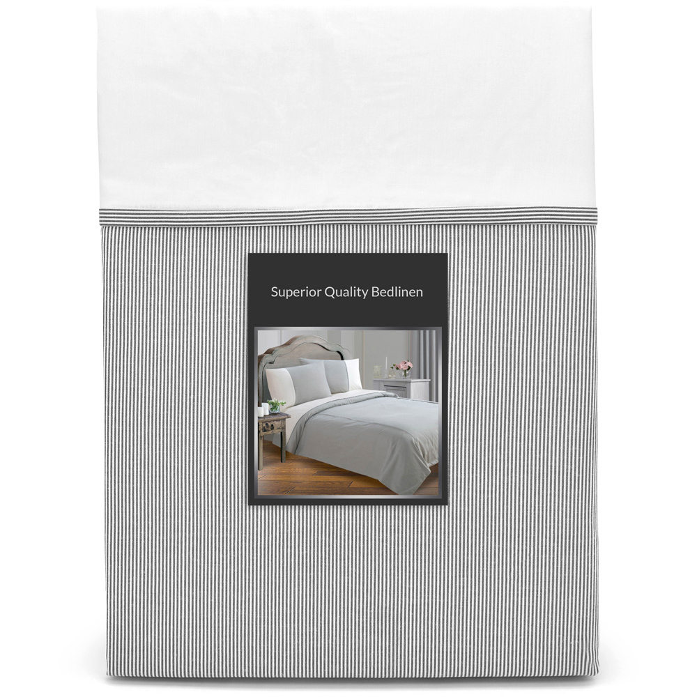 Sweet Dreams Lincoln Single Black Stripes Duvet Set Image 3