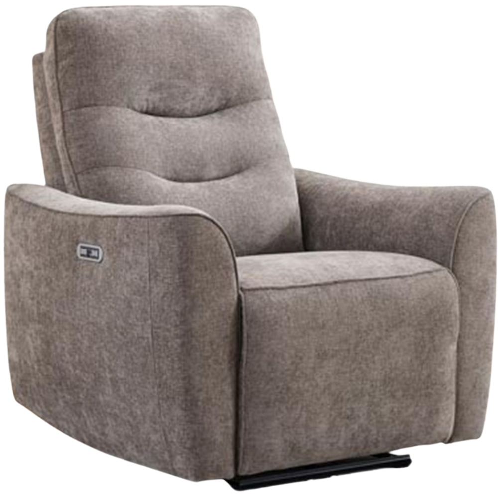 Midtown Stone Fabric Recliner Chair Image 2
