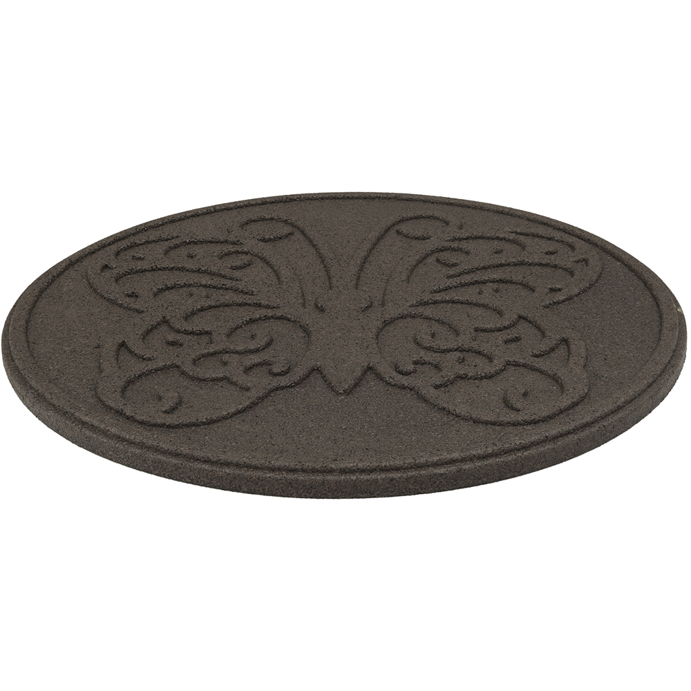 Nicoman Brown Butterfly Reversible Garden Stepping Stone 46cm 4 Pack Image 5