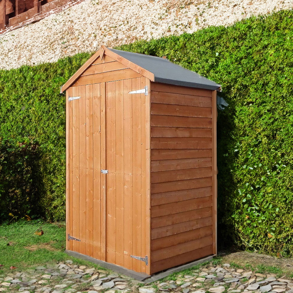 Shire 4 x 3ft Double Door Dip Treated Overlap Shed Image 2