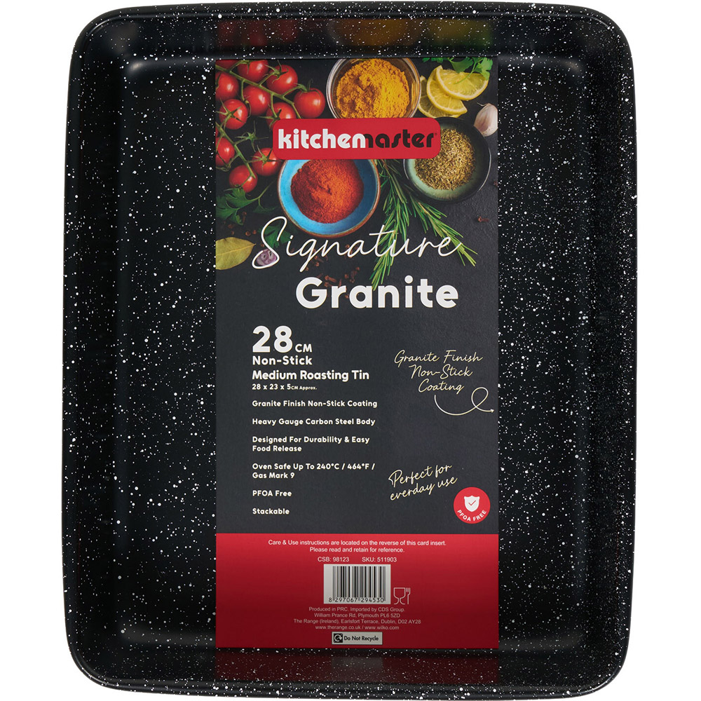 Kitchen Master Signature Granite Roasting Tin Black Medium Image 2