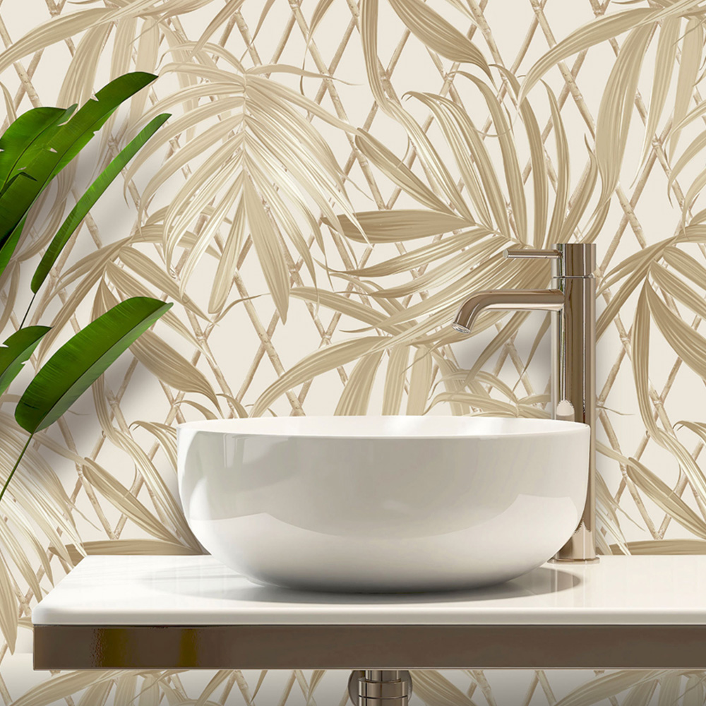 Rasch Paradise Palm Gold Wallpaper Image 4