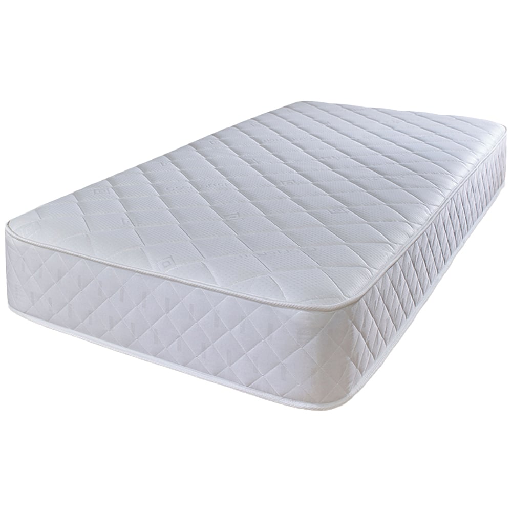 Extreme Comfort Cooltouch Small Single Diamond White Foam Free Open Coil Spring Mattress Image 1