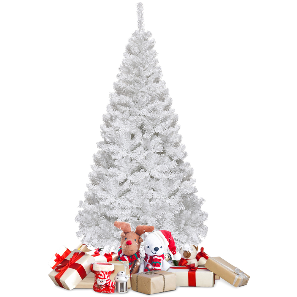Costway White Artificial Christmas Tree 5ft Image 3