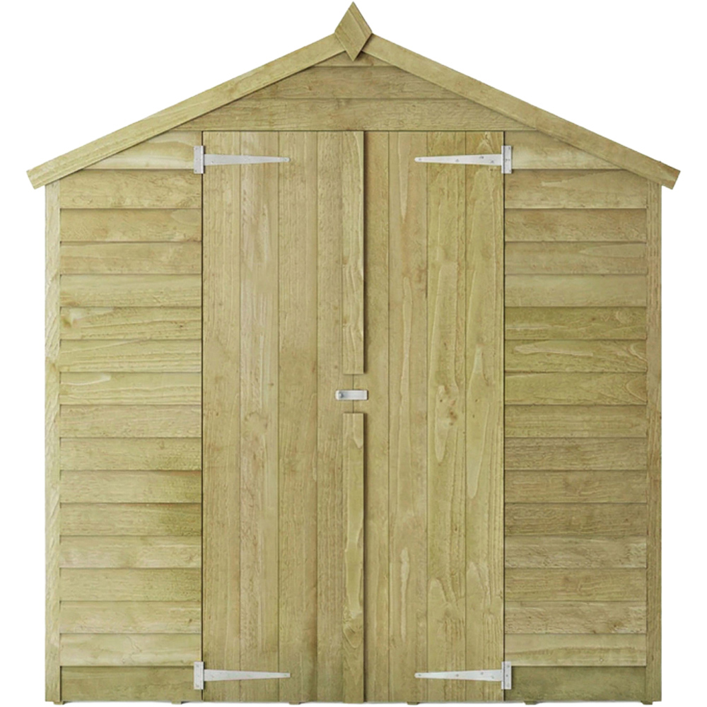 Mercia 10 x 6ft Double Door Overlap Apex Shed with Window Image 4