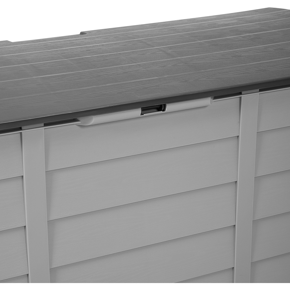Living and Home 290L Grey Top Garden Storage Box Image 3
