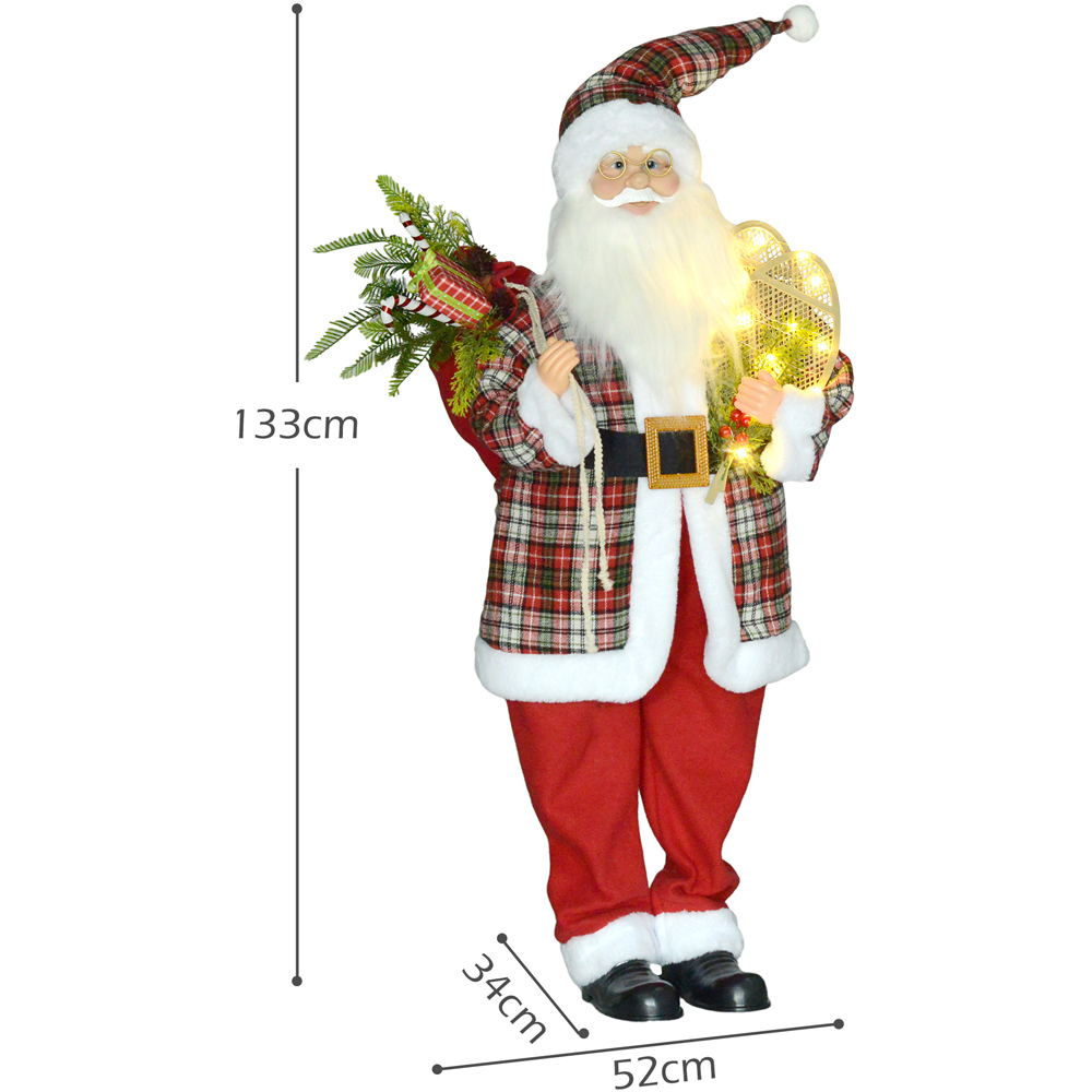 Everglow Animated and Sound Activated Santa Claus 4.3ft | Homebase