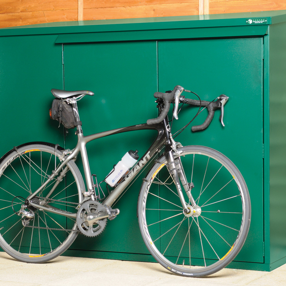 Asgard Addition 6 x 3ft Double Door Grey Caravan Storage Shed Image 7