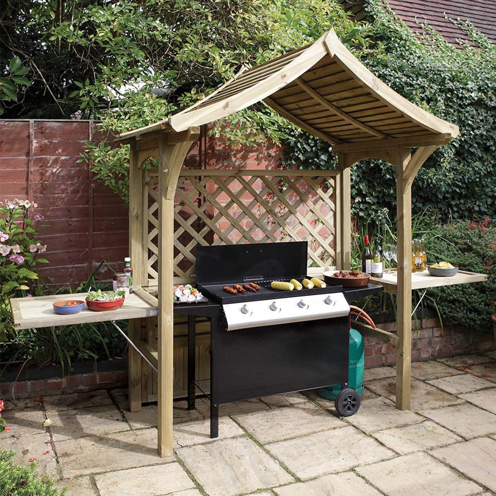 Rowlinson Wooden Party Arbour Image 1