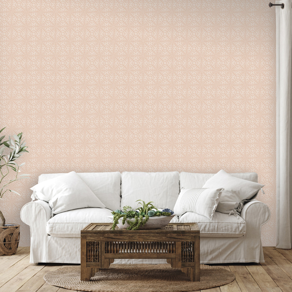 RHS Dandy Floral Blush Wallpaper Image 5