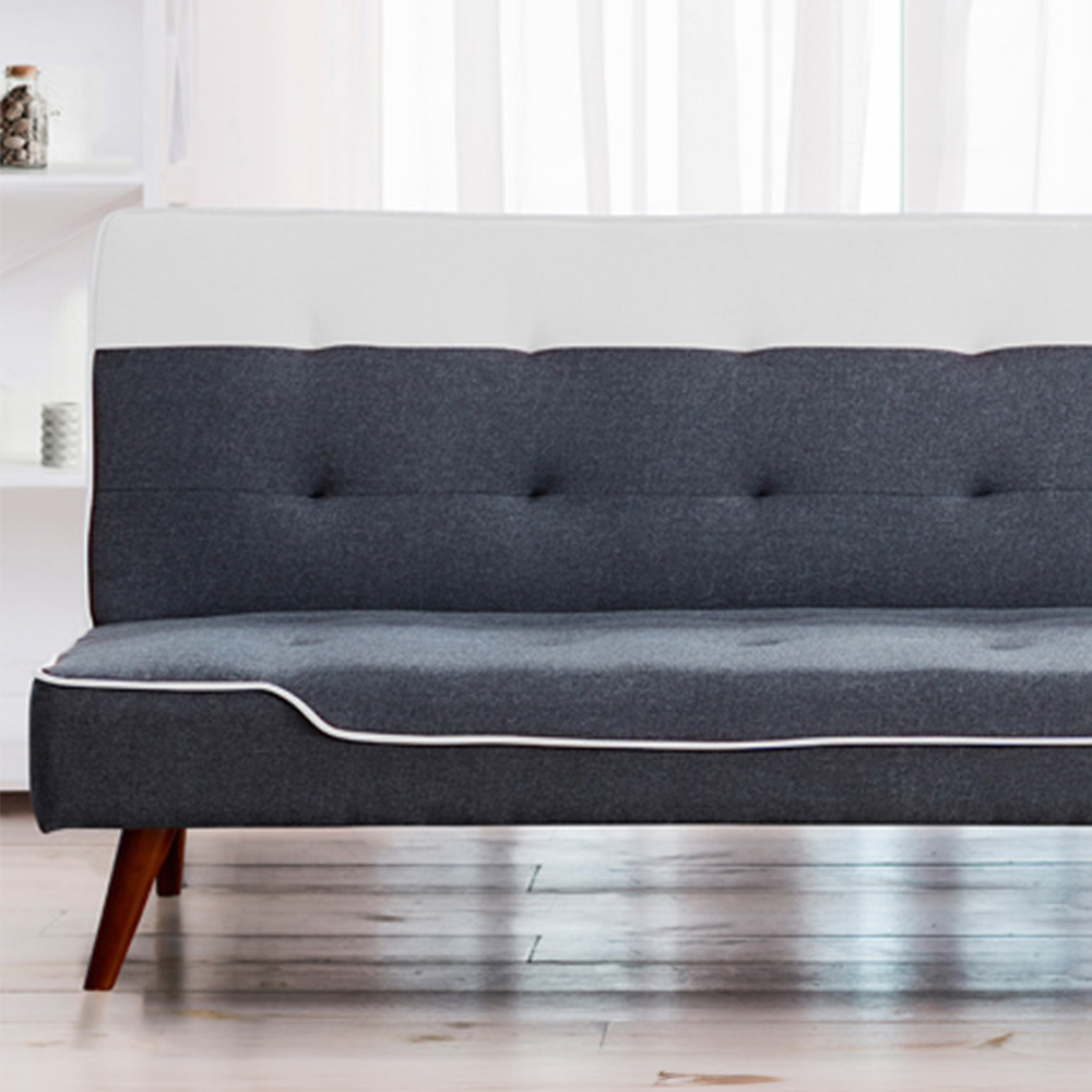 Brooklyn Double Sleeper Cream Fabric Sofa Bed Image 2