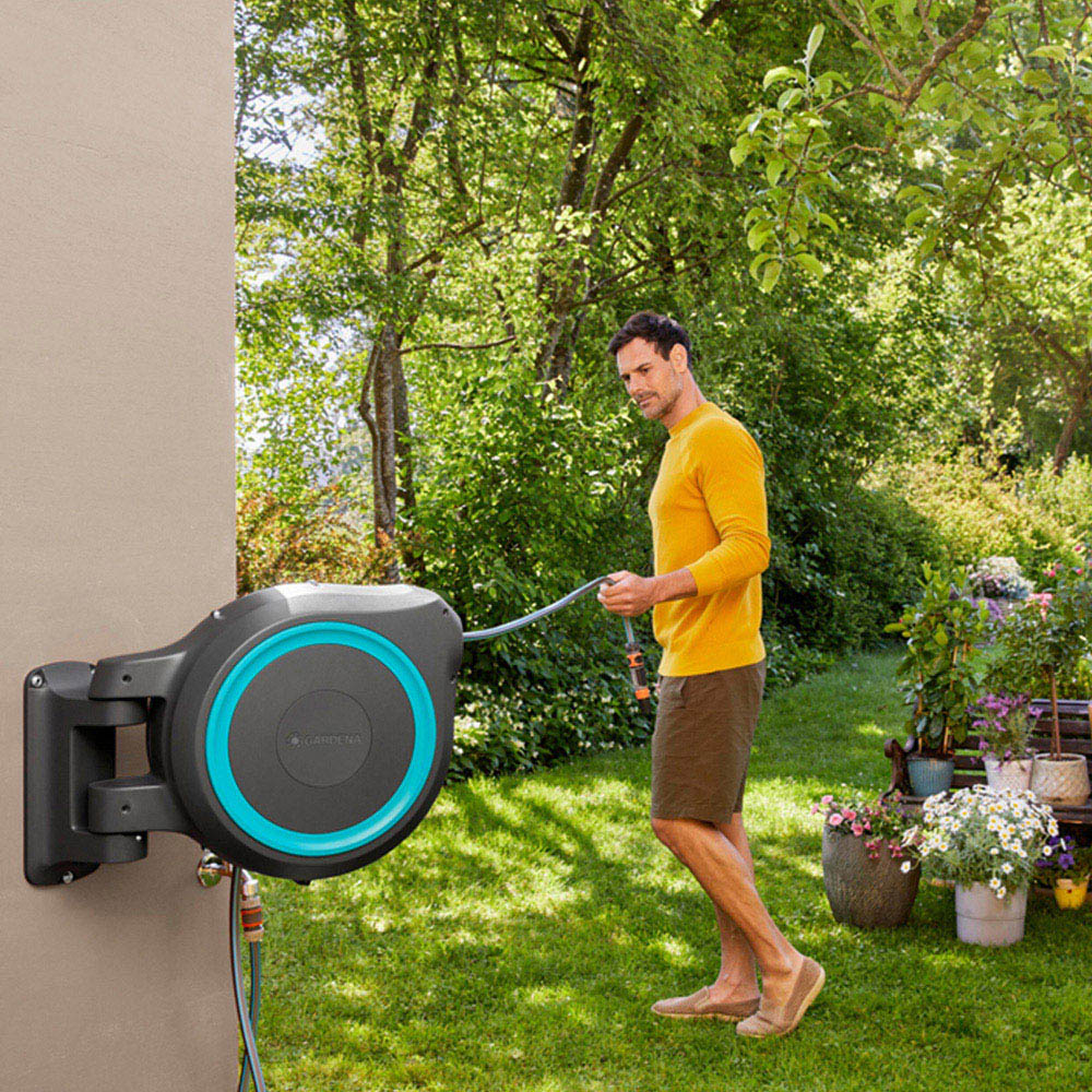 Gardena Wall Mounted Hose Box Rollup 35m Image 5